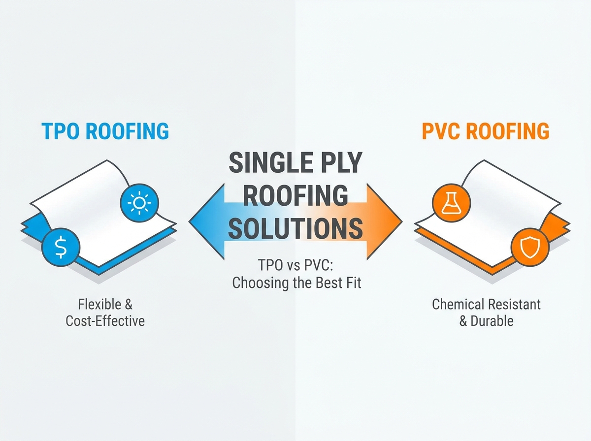 TPO vs PVC: Choosing the Best Fit