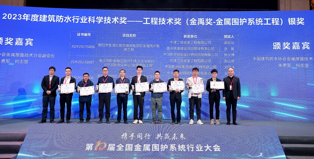 2023 Construction Waterproof Industry Science and Technology Award-Engineering Technology Award (Jin Yu Award)